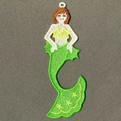 FSL Mermaid Bookmarks 07 machine embroidery designs