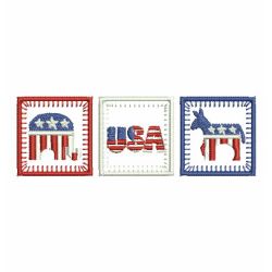 Patriotic Deco 03 machine embroidery designs