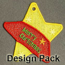 FSL Christmas Ornaments 6 machine embroidery designs