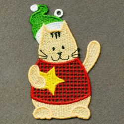 FSL Christmas Cats 04 machine embroidery designs