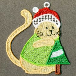 FSL Christmas Cats 05 machine embroidery designs