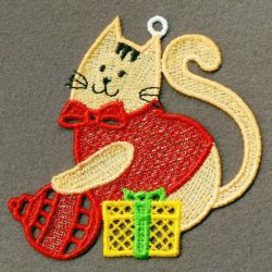 FSL Christmas Cats 08 machine embroidery designs