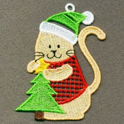 FSL Christmas Cats 09 machine embroidery designs