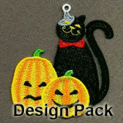 Halloween Cats machine embroidery designs