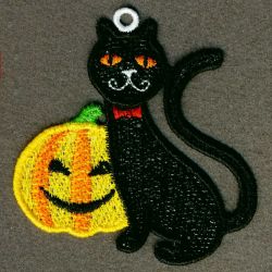 Halloween Cats 09 machine embroidery designs
