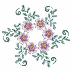 Elegant Flowers 8 09 machine embroidery designs