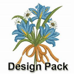 Elegant Flowers 9 machine embroidery designs