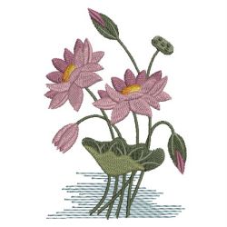 Ink Lotus 04 machine embroidery designs