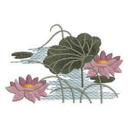 Ink Lotus 05 machine embroidery designs