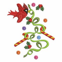 Christmas Decorating Cardinals 10 machine embroidery designs