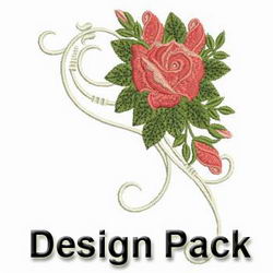 Bullion Roses 2 machine embroidery designs