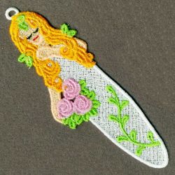 FSL Season Girl Bookmark 01 machine embroidery designs