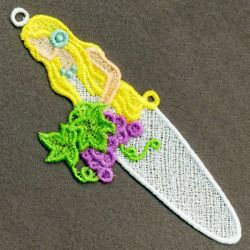 FSL Season Girl Bookmark 06 machine embroidery designs