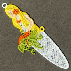 FSL Season Girl Bookmark 07 machine embroidery designs