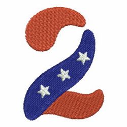 Patriotic Numbers 02 machine embroidery designs