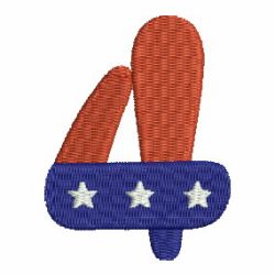 Patriotic Numbers 04 machine embroidery designs