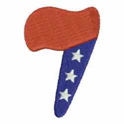 Patriotic Numbers 07 machine embroidery designs