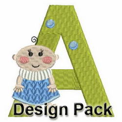 Baby Fun Alphabets machine embroidery designs