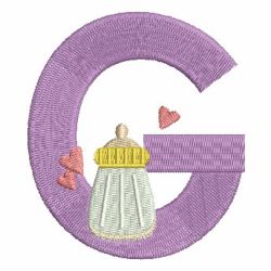 Baby Fun Alphabets 07 machine embroidery designs