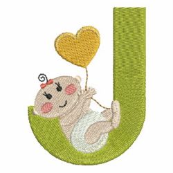 Baby Fun Alphabets 10 machine embroidery designs