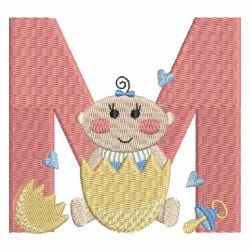 Baby Fun Alphabets 13 machine embroidery designs