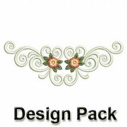 Heirloom Flower Deco machine embroidery designs