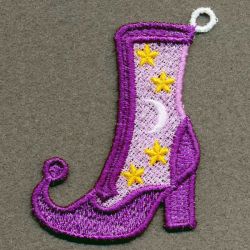 FSL Halloween Wizard Shoes 02 machine embroidery designs