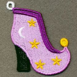 FSL Halloween Wizard Shoes 06 machine embroidery designs