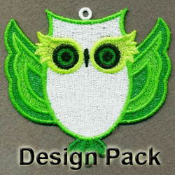 FSL Colorful Owls machine embroidery designs