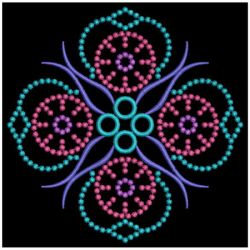 Colorful Candlewicking Quilt 03(Lg) machine embroidery designs