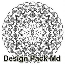 Fancy Blackwork Quilt(Md) machine embroidery designs