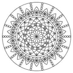 Fancy Blackwork Quilt 09(Lg)