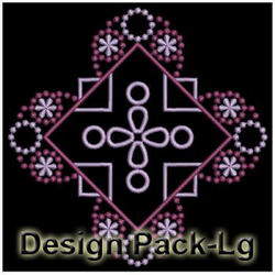 Fancy Candlewicking Quilt(Lg) machine embroidery designs