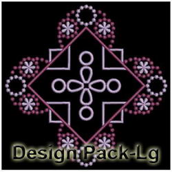 Fancy Candlewicking Quilt(Lg) machine embroidery designs