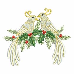 Christmas Doves 02 machine embroidery designs