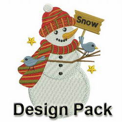 Winter Snowmen machine embroidery designs