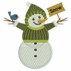 Winter Snowmen 04 machine embroidery designs