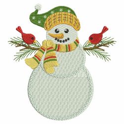 Winter Snowmen 06 machine embroidery designs