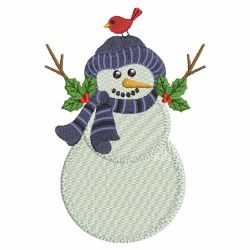 Winter Snowmen 07 machine embroidery designs