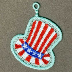 FSL Patriotic Ornaments 01 machine embroidery designs