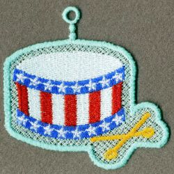 FSL Patriotic Ornaments 02 machine embroidery designs