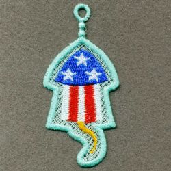 FSL Patriotic Ornaments 09 machine embroidery designs