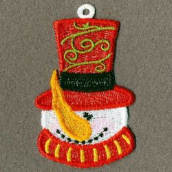 FSL Snowmen Head 09 machine embroidery designs