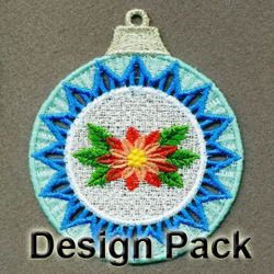 FSL Christmas Ball machine embroidery designs