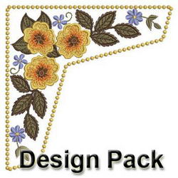 Elegant Flowers 10 machine embroidery designs