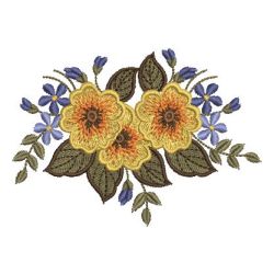 Elegant Flowers 10 03 machine embroidery designs