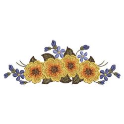 Elegant Flowers 10 04 machine embroidery designs