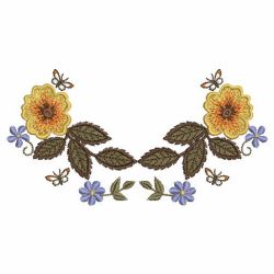 Elegant Flowers 10 09 machine embroidery designs