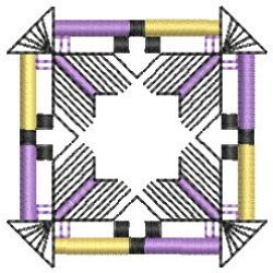 Artistic Block Deco 08 machine embroidery designs