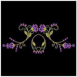 Artistic Flower Borders 02(Md) machine embroidery designs